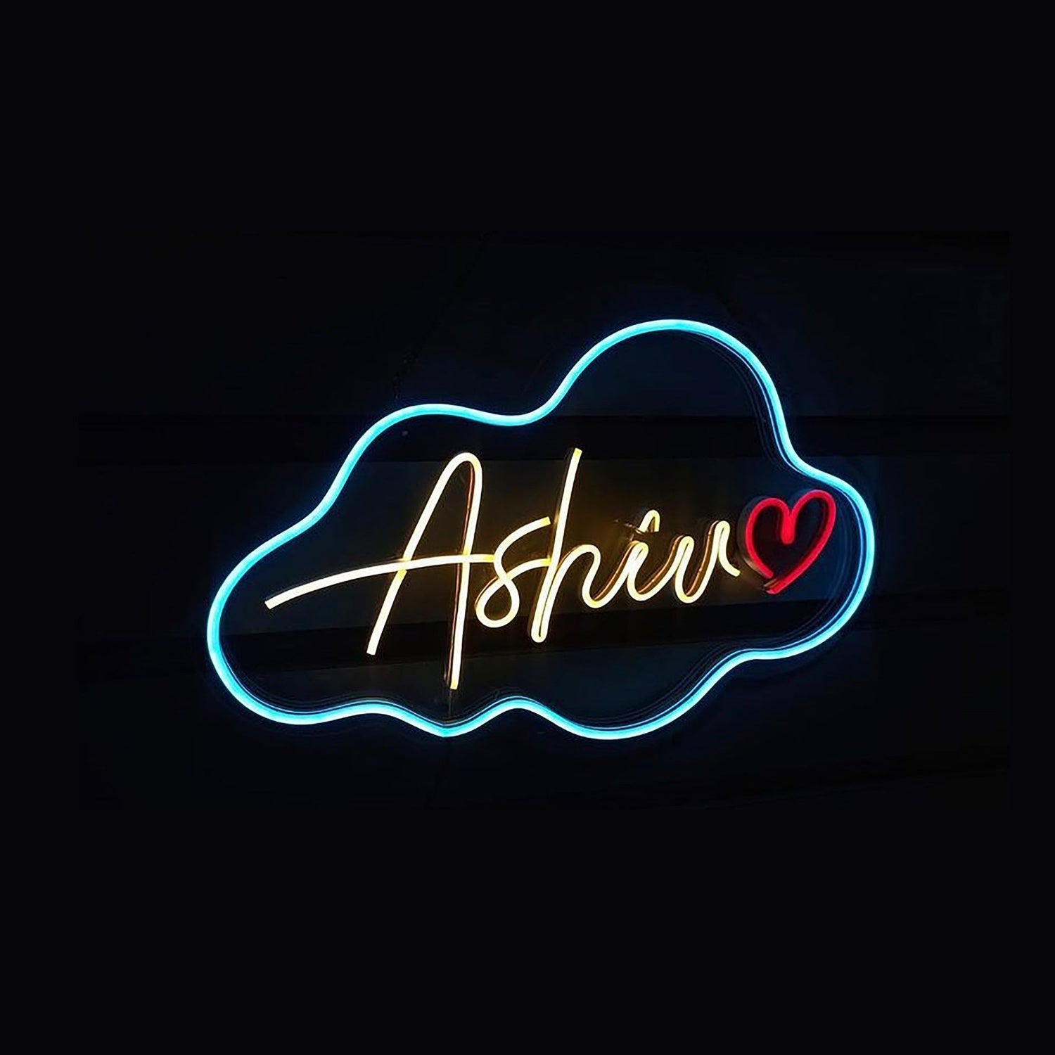 Heart Led Neon Sign With Your Kids Name | Shineneon