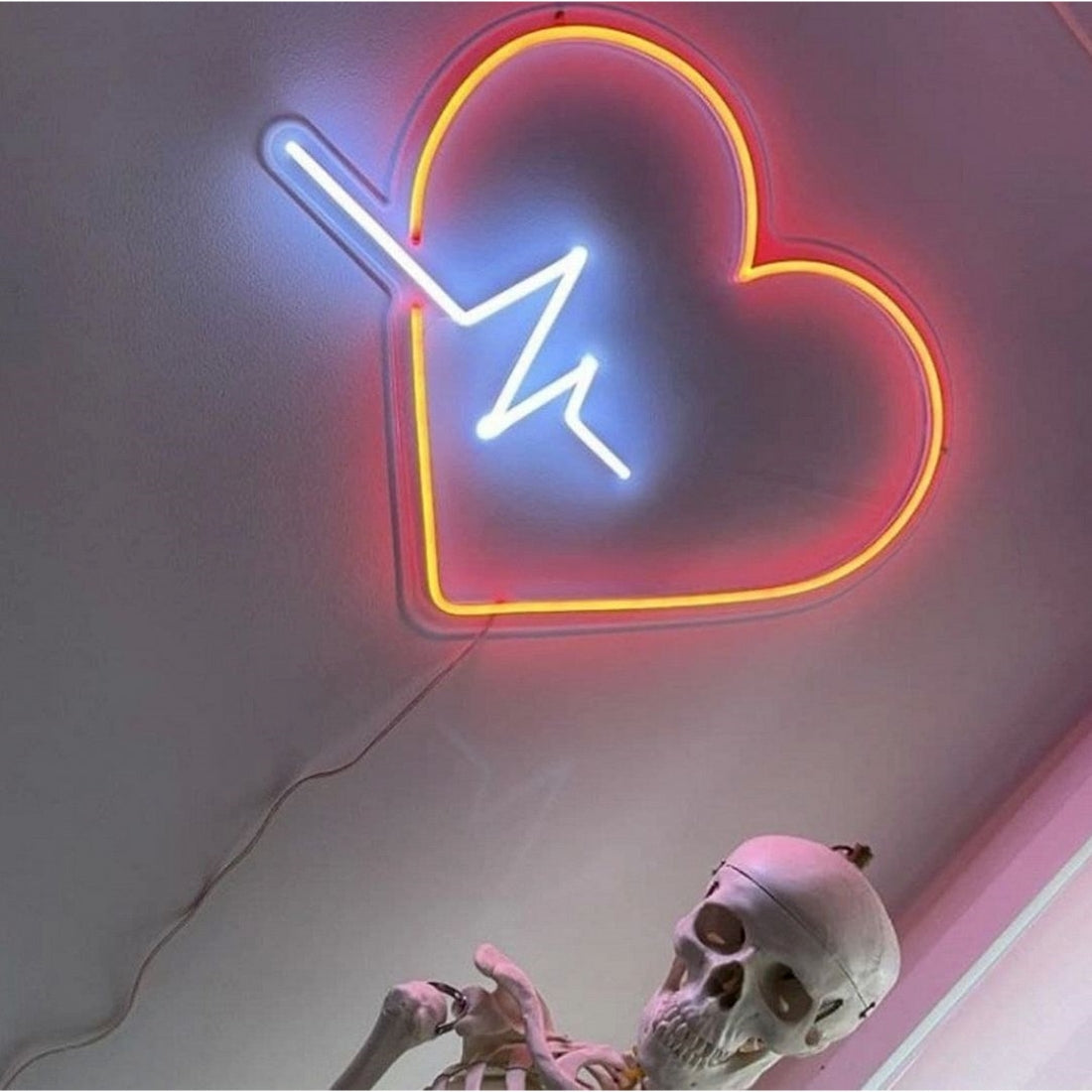 Heart Led Sign Business Neon Signs Wall Art Decor