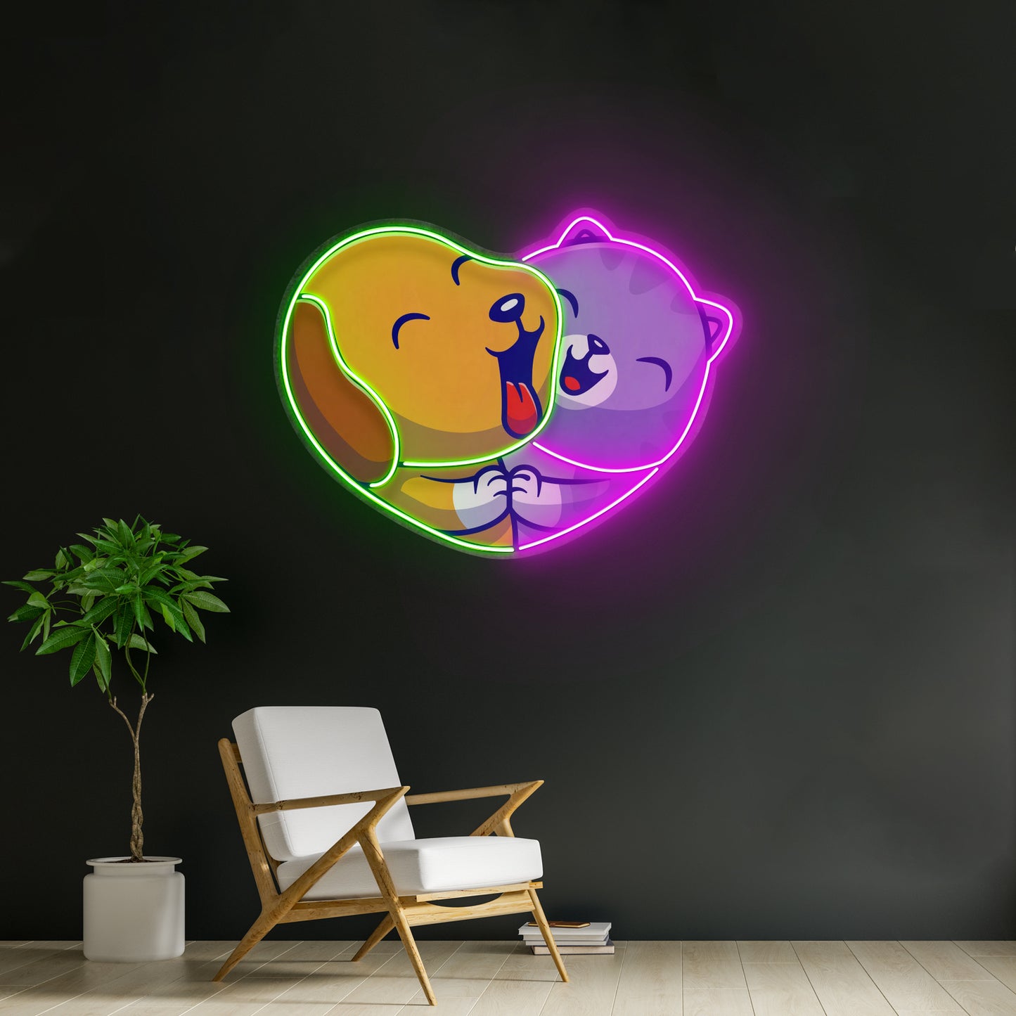 Heart Of Joy Led Neon Sign Light Custom Led Signs