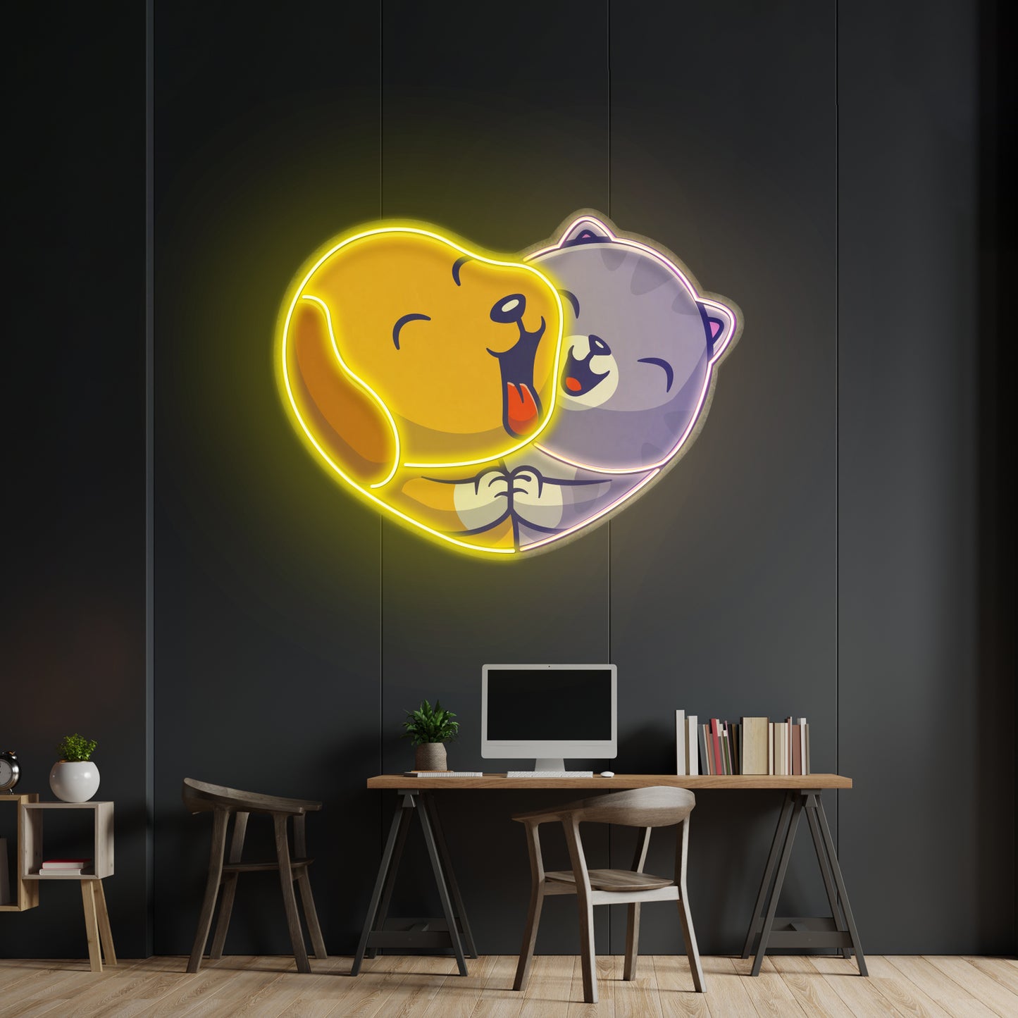 Heart Of Joy Led Neon Sign Light Custom Led Signs