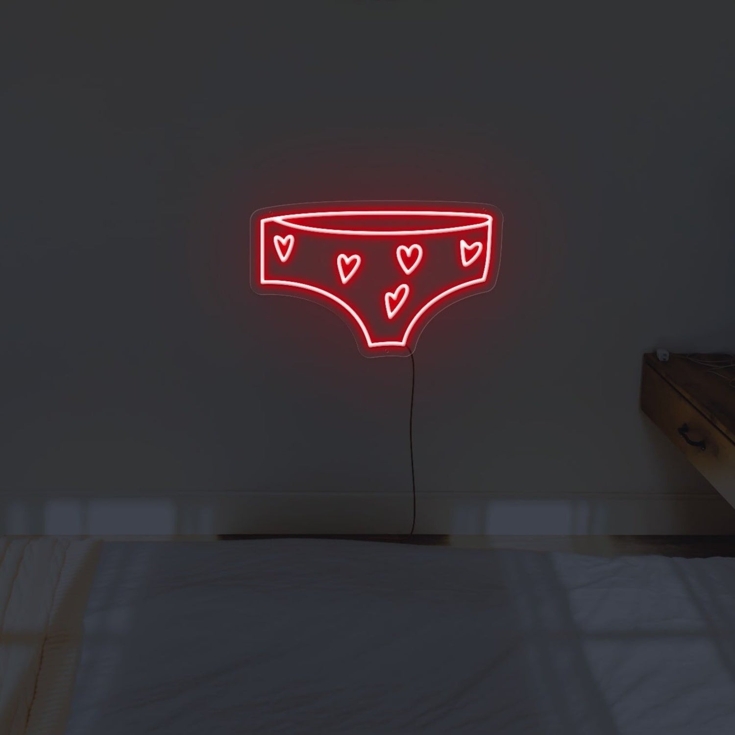Heart Panty Led Neon Sign - Shineneon