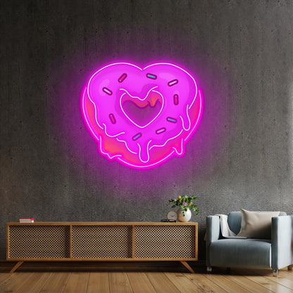 Heart Sword Custom Led Signs Artwork For Sale