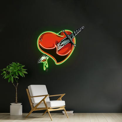 Heck Yeah Custom Led Signs Artwork For Sale