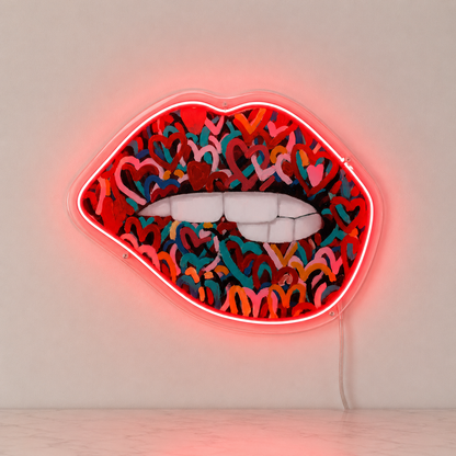 Heart Wall Decor LED Neon Sign Home Art main product image