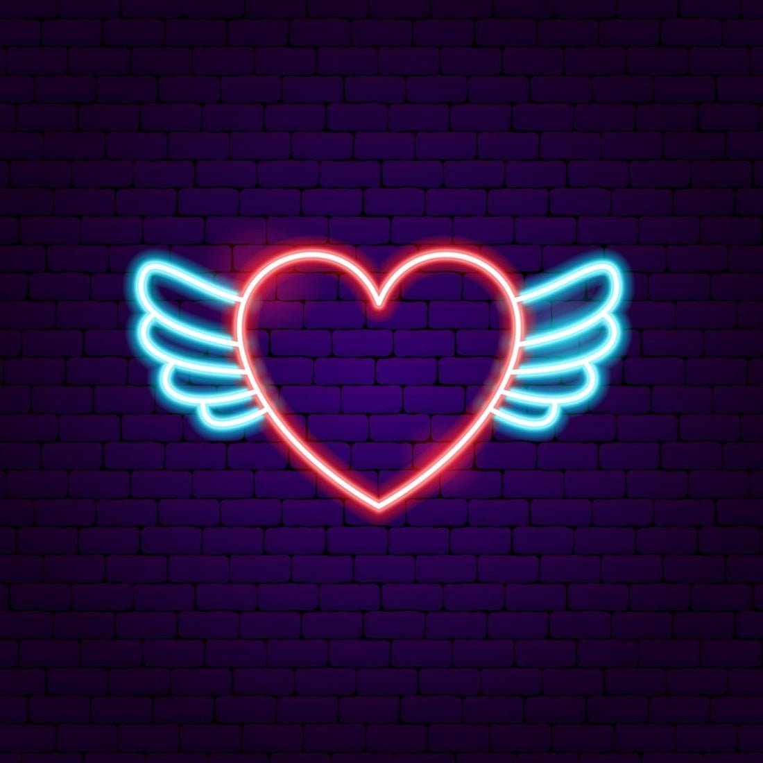 Heart Wings Led Sign Business Neon Sign - Shineneon