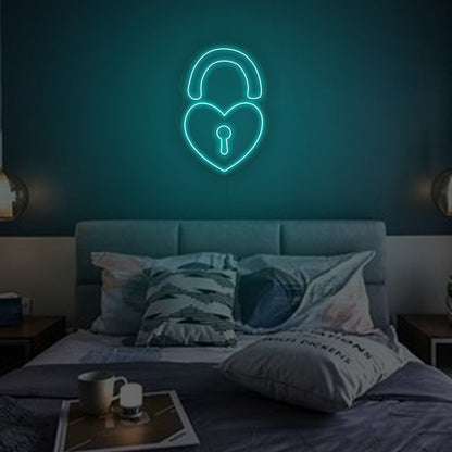 Heartlock For Love Neon Sign | Shineneon