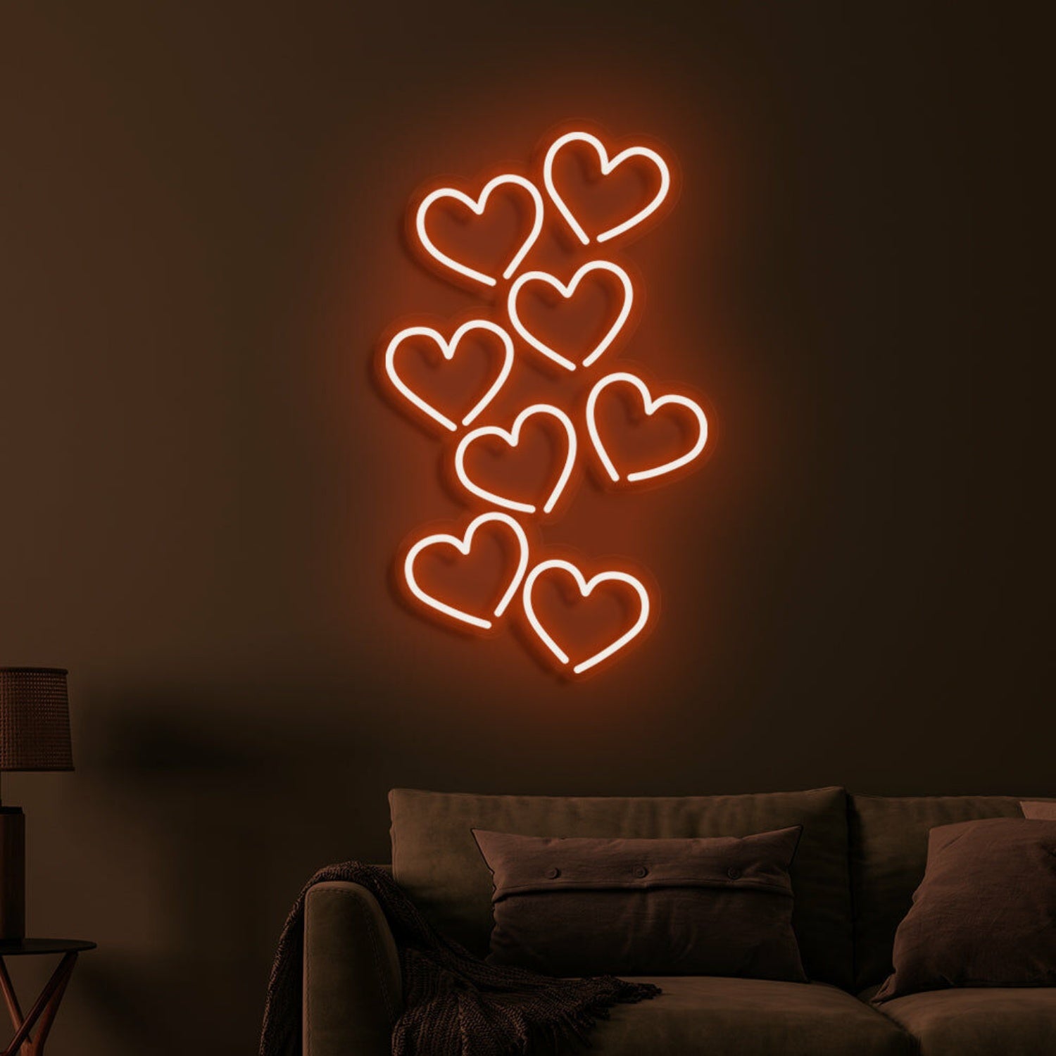 Hearts Neon Sign Love And Romance In Radiant Light | Shineneon