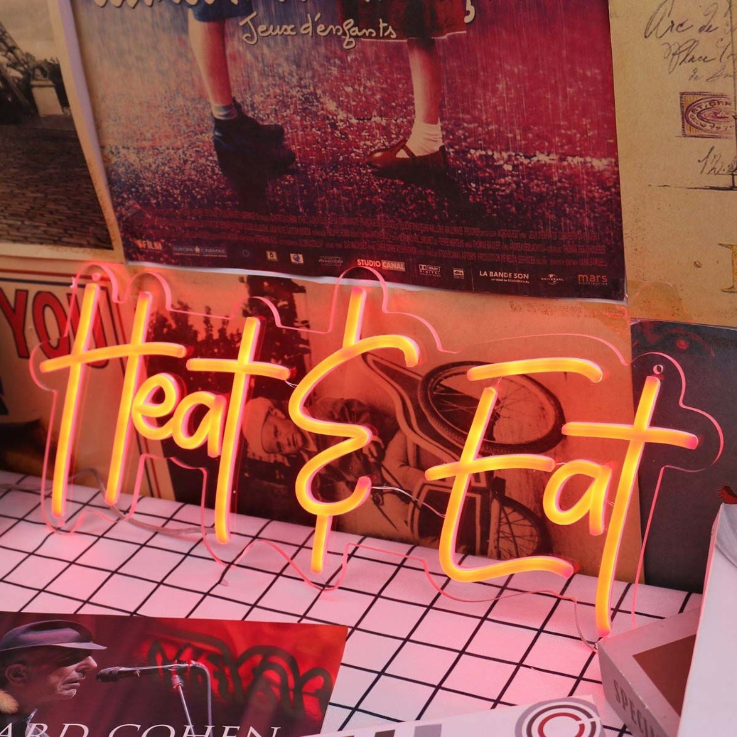 Heat And Eat Red Led Neon Sign | Shineneon