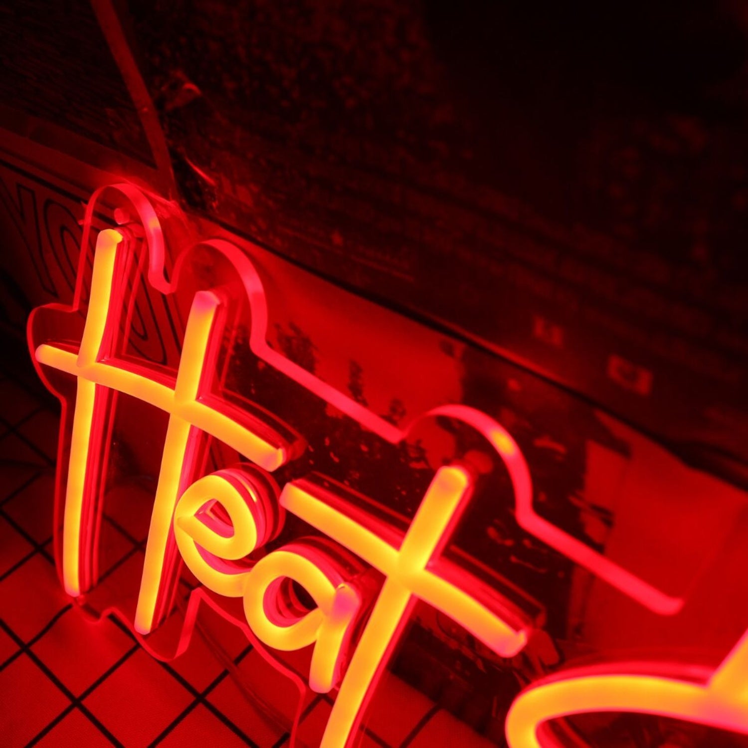 Heat And Eat Red Led Neon Sign | Shineneon