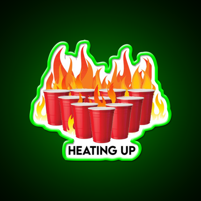 Heating Up Beer Bar Decor Led Neon Sign Rgb Color - LED neon sign view 8