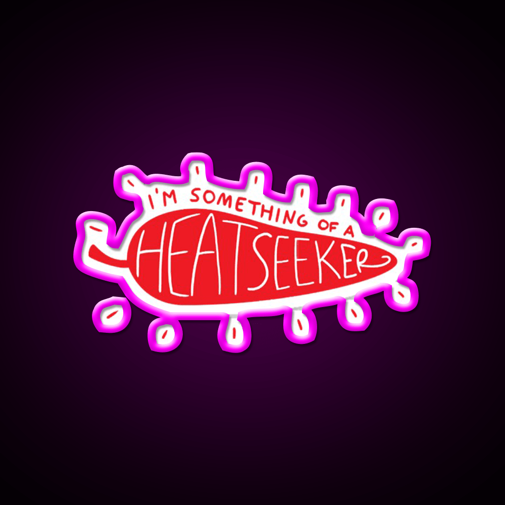 Heatseeker Fast Food Led Neon Sign For Burger Place Rgb Color - Shineneon