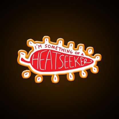 Heatseeker Fast Food Led Neon Sign For Burger Place Rgb Color - Shineneon
