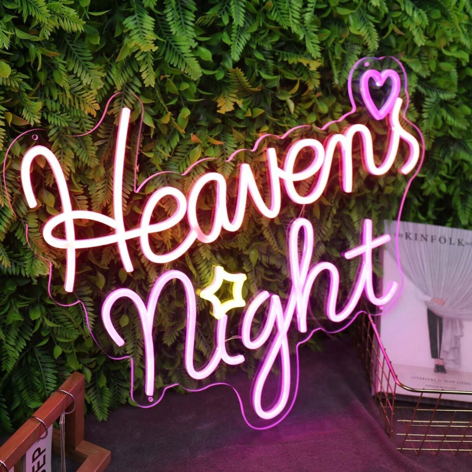 Heavens Night Pink Led Neon Sign - Shineneon