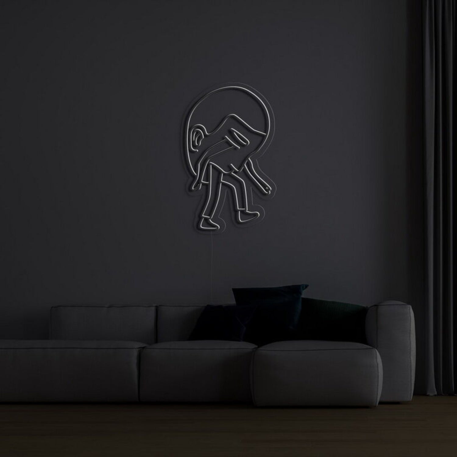 Heavy Head Led Neon Sign Fthoughtful Spaces - Shineneon