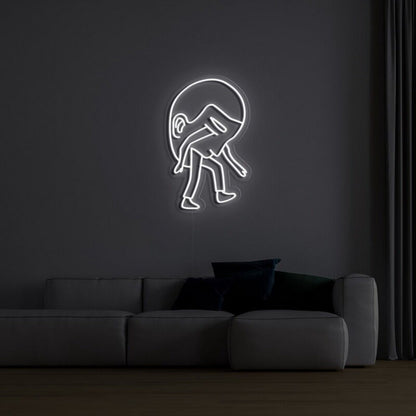 Heavy Head Led Neon Sign Fthoughtful Spaces - Shineneon