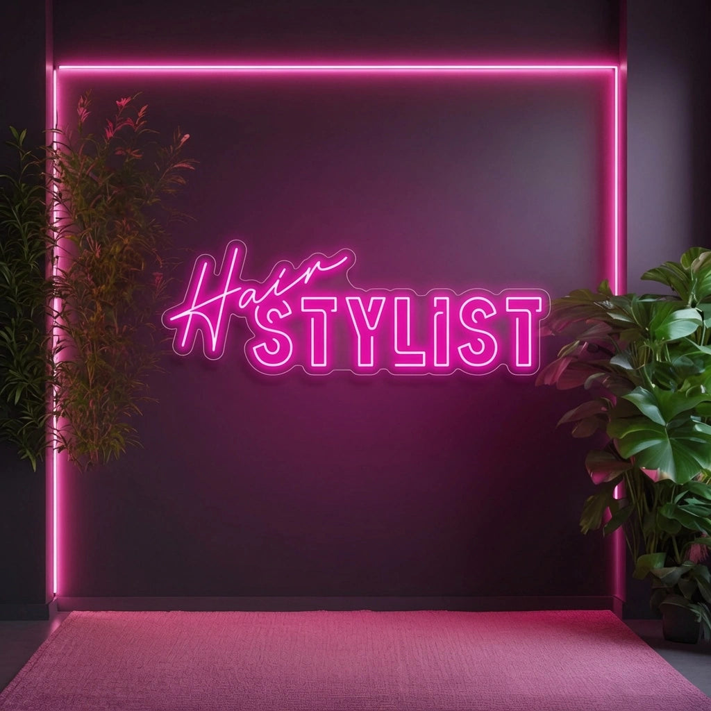 Heist Stylist LED Neon Sign - 04 Size Image