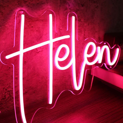 Helen Red Led Neon Sign - Shineneon