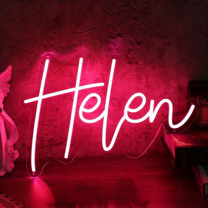 Helen Red Led Neon Sign - Shineneon
