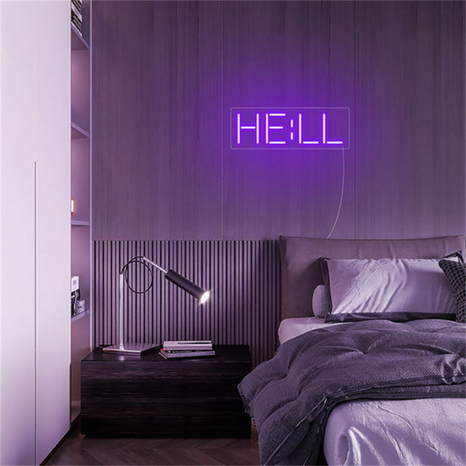 Hell Led Neon Sign Bars Gaming Rooms And Edgy Home Decor - Shineneon