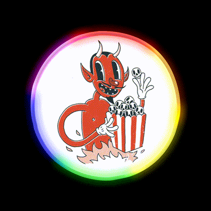 Hell Of A Snack Food Led Neon Sign Rgb Color - LED neon sign close-up detail