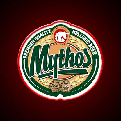 Hellenic Greek Beer Mythos Beer Bar Decor Led Neon Sign Rgb Color - LED neon sign view 10