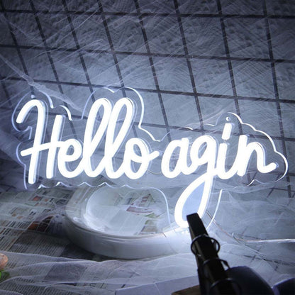 Hello Agin Led Neon Sign - Shineneon