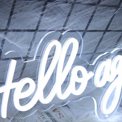 Hello Agin Led Neon Sign - Shineneon