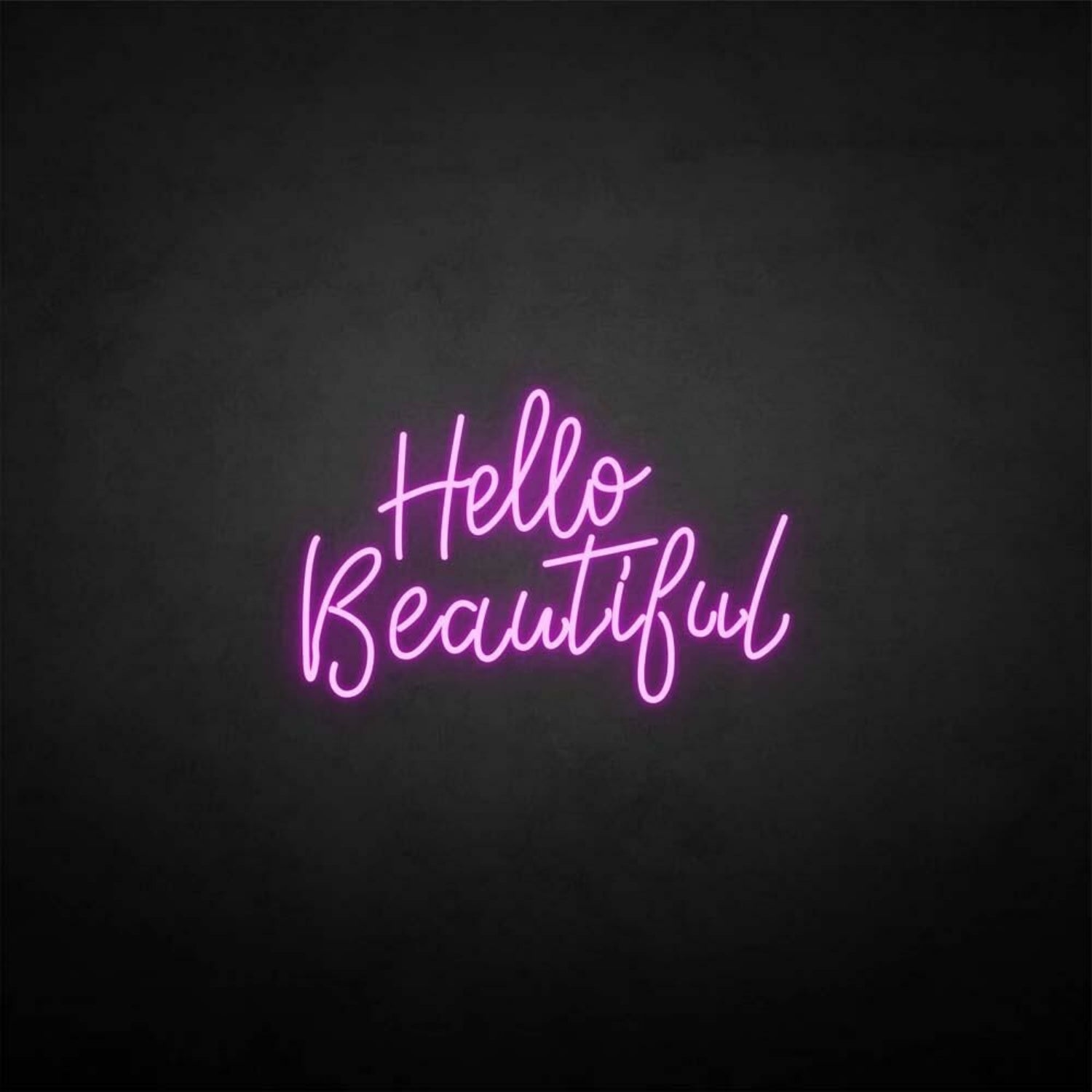 Hello Beautiful Led Neon Sign | Shineneon