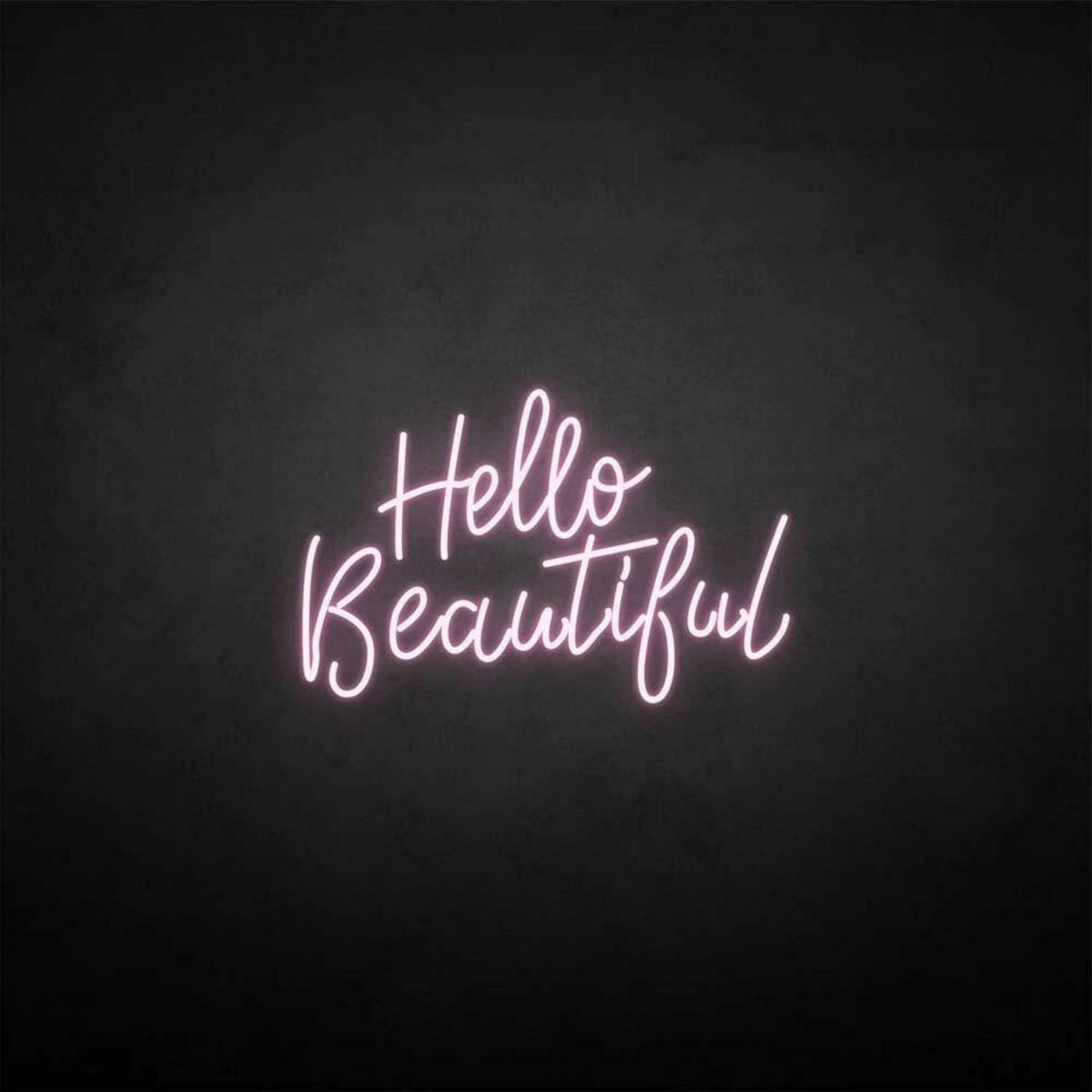 Hello Beautiful Led Neon Sign | Shineneon