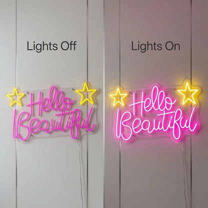 Hello Beautiful LED Neon Sign Home Wall Art - Shineneon