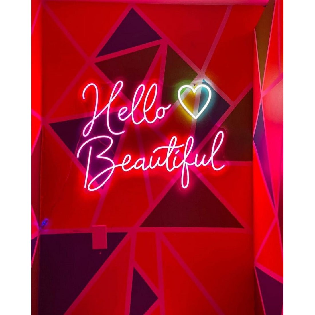 Hello Beautiful Led Sign Business Neon Signs - Shineneon