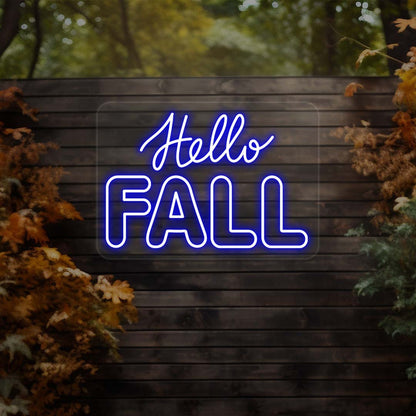 Hello Fall Led Neon Sign | Shineneon