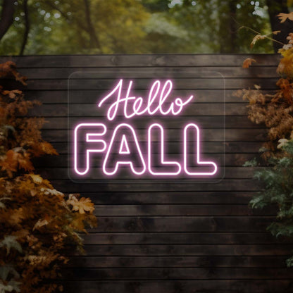 Hello Fall Led Neon Sign | Shineneon