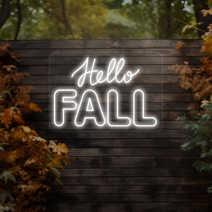 Hello Fall Led Neon Sign | Shineneon