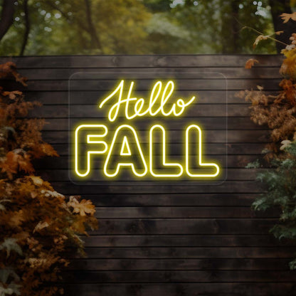 Hello Fall Led Neon Sign | Shineneon