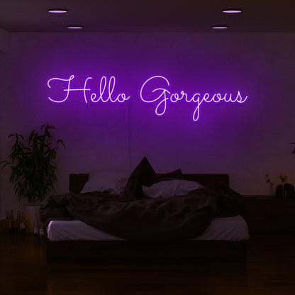 Hello Gorgeous Led Neon Sign | Shineneon