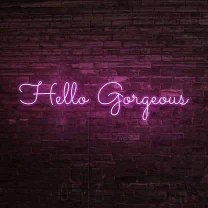 Hello Gorgeous Led Neon Sign | Shineneon