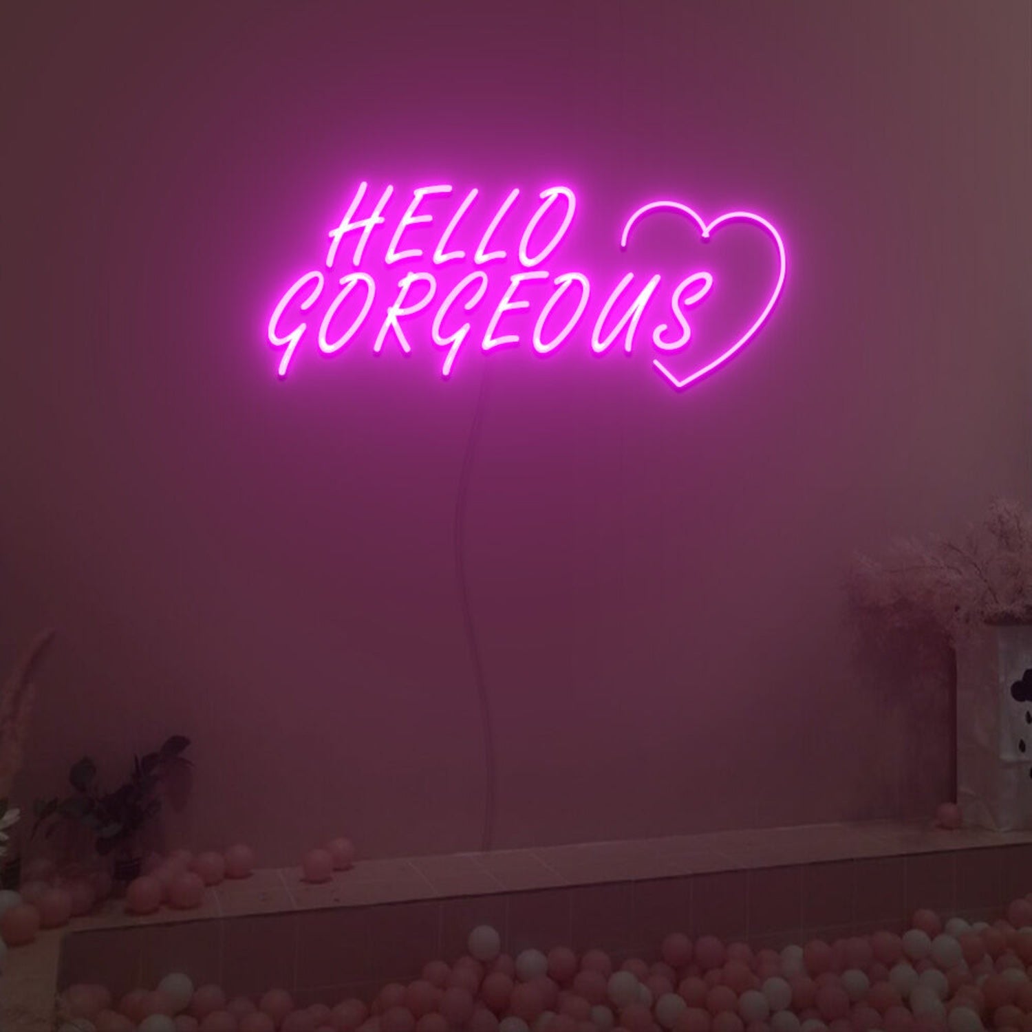 Hello Gorgeous Led Neon Sign Fashion Custom Led Neon Sign | Shineneon