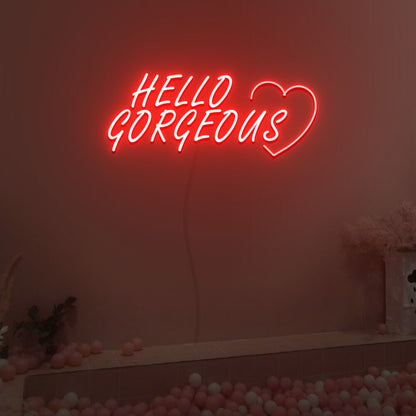 Hello Gorgeous Led Neon Sign Fashion Custom Led Neon Sign | Shineneon