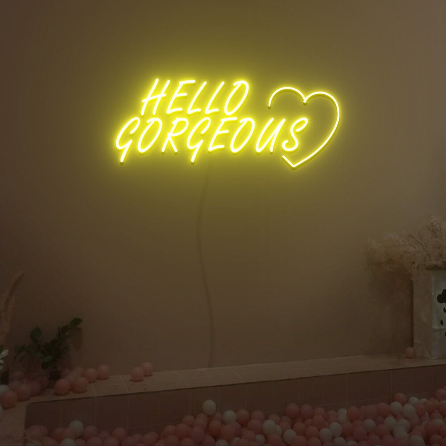 Hello Gorgeous Led Neon Sign Fashion Custom Led Neon Sign | Shineneon