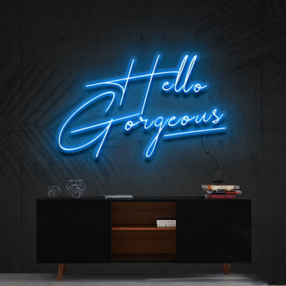 Hello Gorgeous Led Neon Sign For Welcoming Spaces - Shineneon