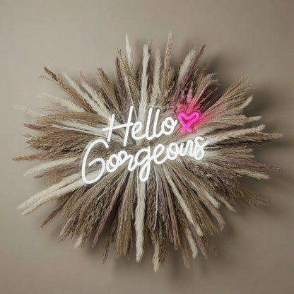 Hello Gorgeous LED Neon Sign Home Decor Wall Neon Sign - 01 Original Product Image