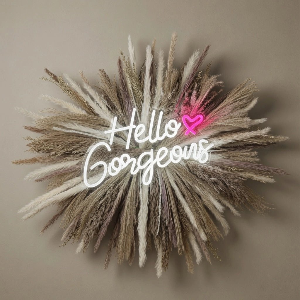 Hello Gorgeous LED Neon Sign Home Decor Wall Neon Sign - Shineneon