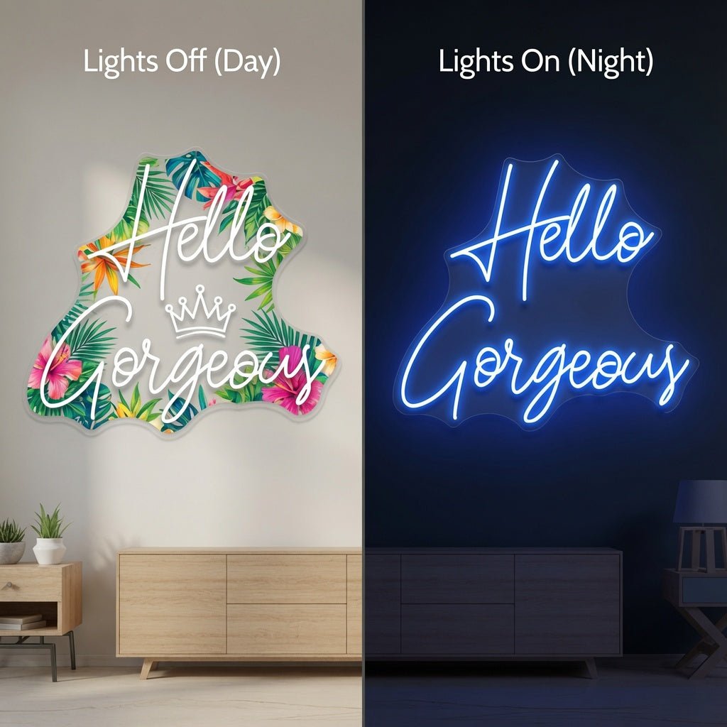 Hello Gorgeous LED Neon Sign Wall Neon Sign - Shineneon