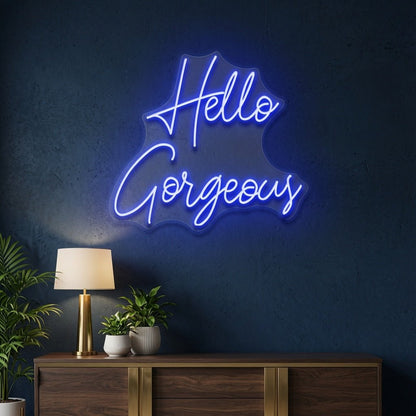 Hello Gorgeous LED Neon Sign Wall Neon Sign - Shineneon