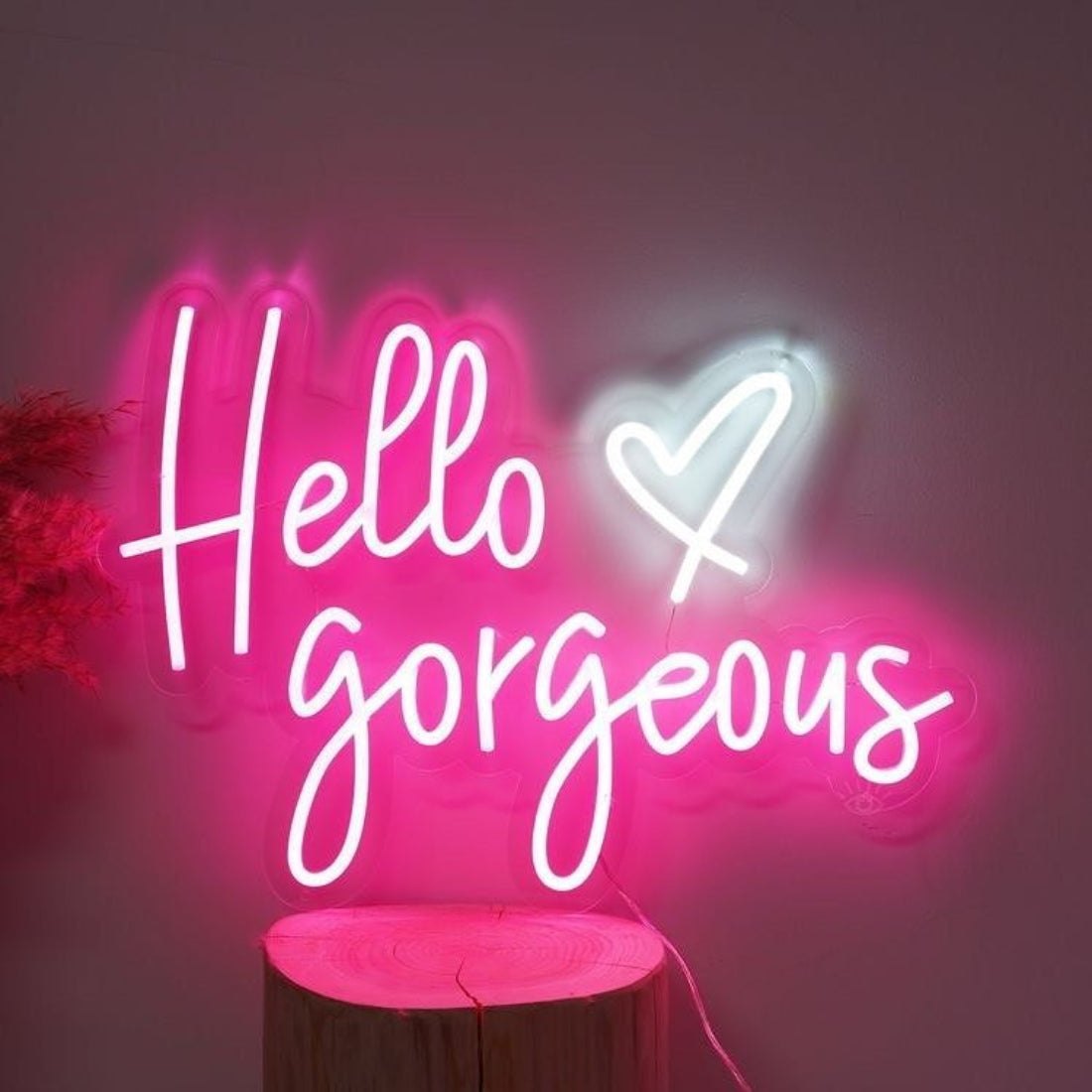 Hello Gorgeous Led Sign Business Neon Sign Wall Decor