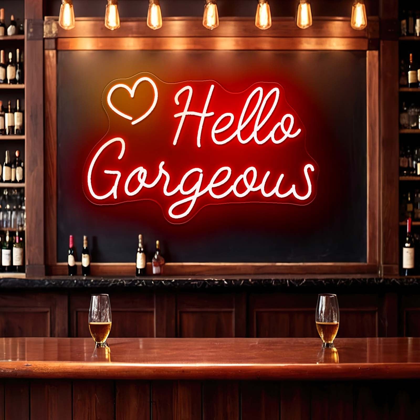 Hello Gorgeous Neon Sign For Bedroom Neon Sign For Sale - Shineneon