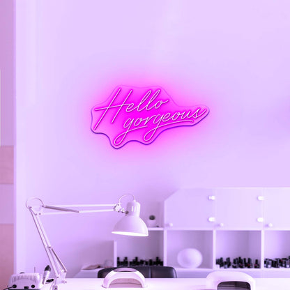 Hello Gorgeous Neon Signs - Shineneon