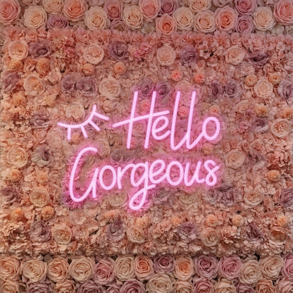 Hello Gorgeous Room Decor LED Neon Sign Wall Neon Sign - Shineneon