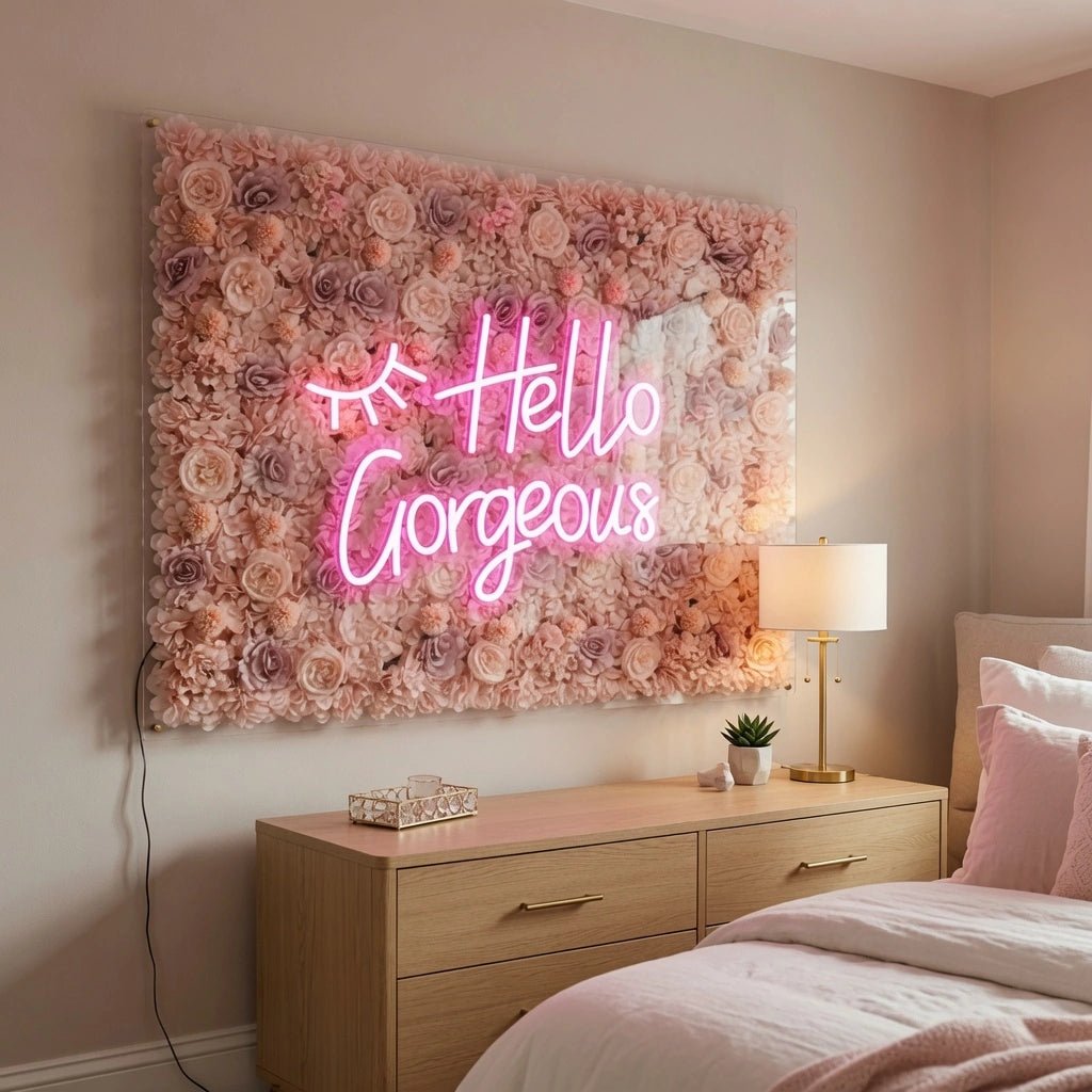 Hello Gorgeous Room Decor LED Neon Sign Wall Neon Sign - Shineneon
